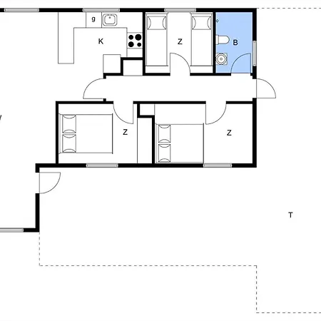 Bv315-blavand-soren-gades-mark-4 Дом отдыха
